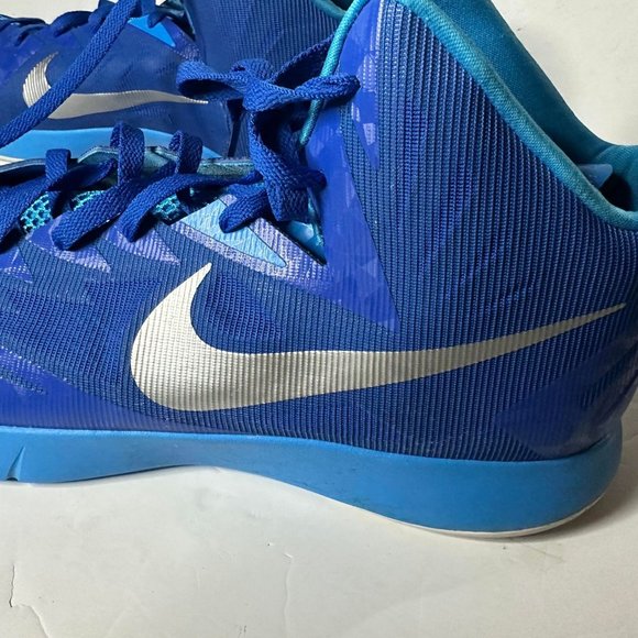 Nike Men's Lunarlon Hyperquickness Basketball Shoe Royal Blue Size 18 - Picture 6 of 9